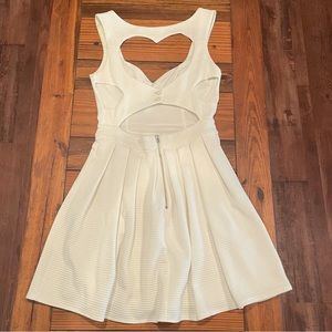 Topshop heart cut out backless dress 6
